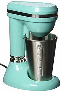  Hamilton Beach 727B DrinkMaster Electric Drink Mixer,  Restaurant-Quality Retro Milkshake Maker & Milk Frother, 2 Speeds,  Extra-Large 28 oz. Stainless Steel Cup, White: Electric Stand Mixers: Home  & Kitchen